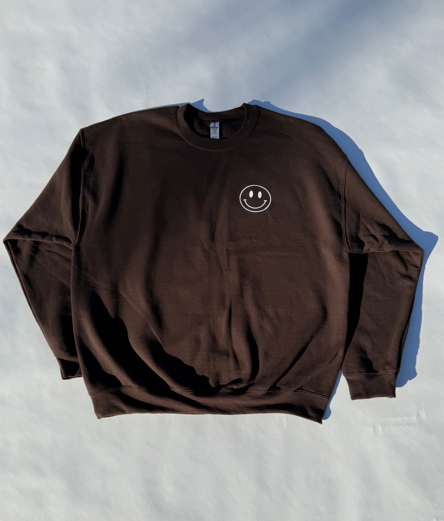 Smiley Crewneck, Brown