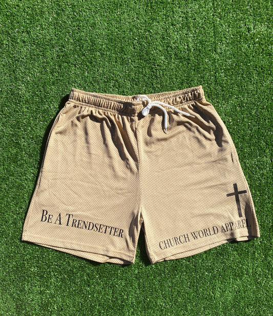 [Limited Edition] Khaki "Be A Trendsetter" Gym Short